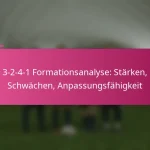 3-2-4-1 Formationsanalyse: Stärken, Schwächen, Anpassungsfähigkeit