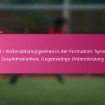 3-2-4-1 Rollenabhängigkeiten in der Formation: Synergie, Zusammenarbeit, Gegenseitige Unterstützung