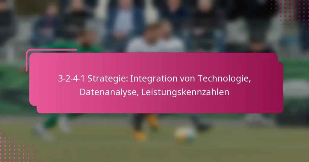 3-2-4-1 Strategie: Integration von Technologie, Datenanalyse, Leistungskennzahlen