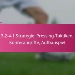 3-2-4-1 Strategie: Pressing-Taktiken, Konterangriffe, Aufbauspiel