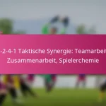 3-2-4-1 Taktische Synergie: Teamarbeit, Zusammenarbeit, Spielerchemie