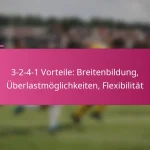 3-2-4-1 Vorteile: Breitenbildung, Überlastmöglichkeiten, Flexibilität