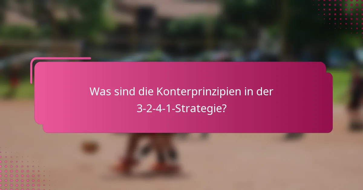 Was sind die Konterprinzipien in der 3-2-4-1-Strategie?